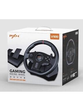 PXN V900 GAMING RACING STEERING WHEEL & PEDAL PS3/PS4/SWITCH/XBOX ONE X|S/PC
